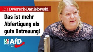 1 Erzieher für 20 Kleinkinder – Iris DworeckDanielowski AfD [upl. by Ennairak]