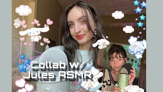 UNPREDICTABLE ASMR Fast Aggressive Mic Triggers Mouth Sounds amp Hand Sounds collab w JulesAsmr8 [upl. by Iras]