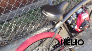 Helio Motorized Bicycles FX50 EZM Powered Gas Bike [upl. by Norda]