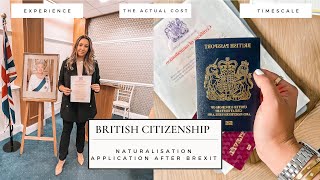 How I got British Citizenship and a British Passport 2022  NATURALISATION APPLICATION AFTER BREXIT [upl. by Dranyer138]