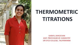 THERMOMETRIC TITRATIONS [upl. by Rma]