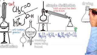 Esters 4 Organic Preparation amp Purification of an Ester [upl. by Anelat]