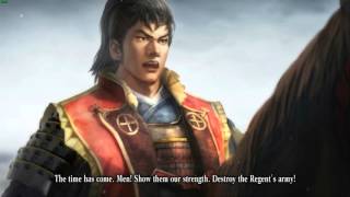 Nobunagas Ambition Sphere Of influence Cutscene 25The Battle of Hetsugigawa [upl. by Nerti]