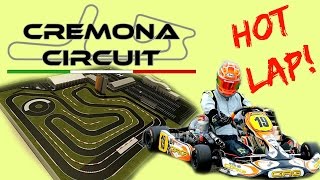 KART KZ CREMONA CIRCUIT HOT LAP [upl. by Ellehcirt]