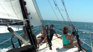 Shower on the foredeck [upl. by Hacceber]