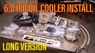 60 IPR REMOTE OIL COOLER INSTALLFull detailed installation [upl. by Lakin]