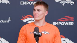 QB Bo Nix on being named a captain I dont take it lightly [upl. by Minsat107]