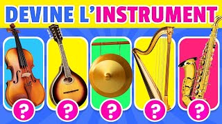 Devine 40 Instruments de Musique en 5 Secondes 🌍  Quiz Spécial Musique [upl. by Gnart]