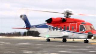 Sikorsky S92 Takeoff From Flesland Airport [upl. by Kaye536]