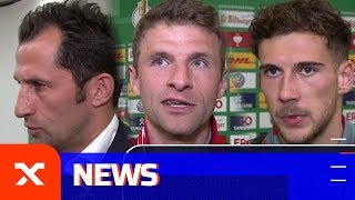 Irrer Pokalfight Das sagen Thomas Müller Leon Goretzka amp Co  FC Bayern  Heidenheim 54  SPOX [upl. by Kcirrem941]