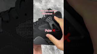 Jordan 4 Black cat REAL vs FAKE [upl. by Ingemar]