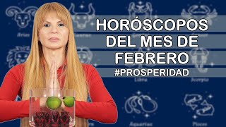 Horoscopos del Mes de Febrero Febrero MhoniVidente [upl. by Htial]