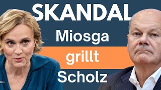 🚨 MIOSGA GRILLT SCHOLZ 💥 Skandal in der ARD [upl. by Adilen]