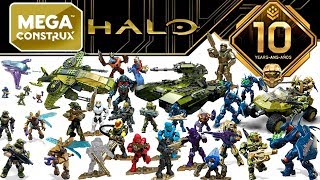 Halo Mega Construx SETS 10° ANIVERSARIO [upl. by Atoiyanap]