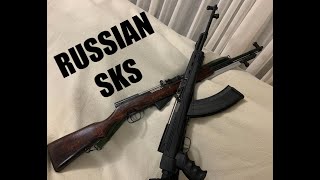 Russian SKS Showdown Wooden Stock vs ATI Black Synthetic Stock [upl. by Nariko785]