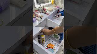 Let’s organize my vanity with me youtubeshorts viralvideo [upl. by Ardnuaed]