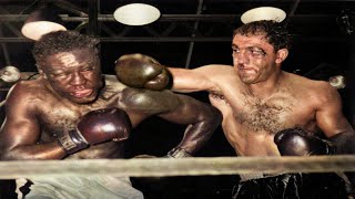 Rocky Marciano vs Ezzard Charles II  Highlights In Full Color [upl. by Hedwig]