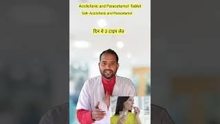 Aceclofenac and Paracetamol Tablets  Zerodol p Tablets use hindi [upl. by Marlie]