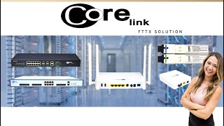 Corelink 4 Port Epon OLT 10G Uplink L3 [upl. by Haiel]