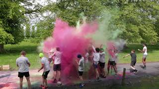 Clongowes Wood College Colour Run [upl. by Htepsle]