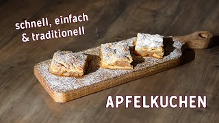 Apfelkuchen wie von Mama  schnelles und einfaches Dessert [upl. by Perri]