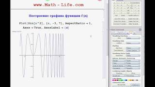 Видео курс Wolfram Mathematica  Функция Plot  Часть 12 [upl. by Neerroc291]