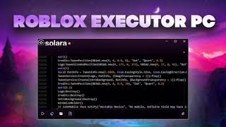 Roblox Executor  Solara Exploit On Roblox 2024  Byfron Bypass Keyless PC Mobile amp PC [upl. by Faubert]