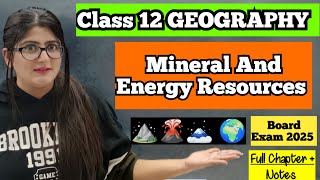 Mineral and energy resources class 12 [upl. by Cassius]