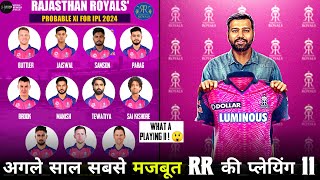 IPL 2024 RR  Probable Playing 11 Of RR for IPL 2025 😱  Hazelwood in rr  rr ipl 2025 squad [upl. by Clauddetta135]