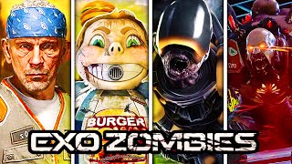 Beating EVERY Exo Zombies Easter Egg in one video [upl. by Elletsirhc845]