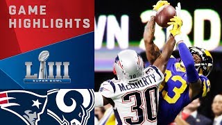 Patriots vs Rams  Super Bowl LIII Game Highlights [upl. by Bornie]