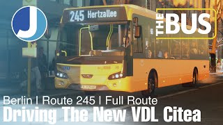 Trying The New VDL Citea  Route 245  The Bus  Berlin [upl. by Olney]