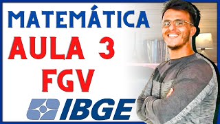 Concurso IBGE 2022  Matemática para recenseador Números Racionais FGV  Censo demográfico 20202022 [upl. by Ynar]