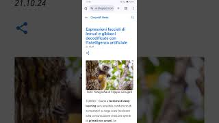 Espressioni facciali di lemuri e gibboni decodificate con lintelligenza artificiale [upl. by Vannie886]