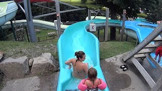 La Spirale Water Slide at Ski Bromont [upl. by Lurlene122]