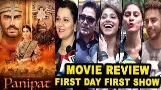 Panipat Movie PUBLIC REVIEW  Arjun Kapoor Kriti Sanon Sanjay Dutt  First Day First Show [upl. by Wardieu]