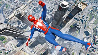 GTA 5 SPIDERMAN Ragdolls Compilation Euphoria Physics Showcase [upl. by Kristie]