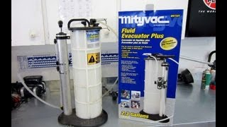 TOOL REVIEW  Mityvac MV7201 Fluid Evacuator Pump  A quotMUST HAVE TOOLquot  Video [upl. by Aikem]