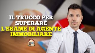 Il Segreto Per Superare Lesame Di Agente Immobiliare Senza Stress [upl. by Damahom]