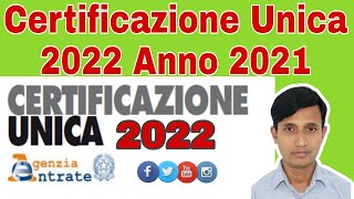 Certificazione Unica 2022 অনলাইনে ডাউনলোড করার একটি সহজ উপায় sito agenzia delle entrate [upl. by Notsur]