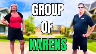 Four Crazy Karens Group Up On Man Then This Happens [upl. by Treborsemaj]