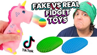 Rating 15 VIRAL FAKE amp REAL Fidet Toys From Tiktok [upl. by Francesca]