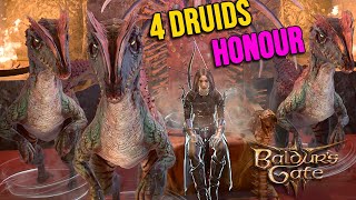 4 Druids VS Honour Mode Dinosaurs on Terazul Edition ACT 3 Finale  BG3 [upl. by Kieffer]