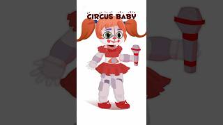 Making Circus Baby from FNAF in Gacha life 2 D [upl. by Enetsirk317]