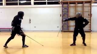 Rapier vs Backsword Sparring Tom vs Nick [upl. by Milstone]