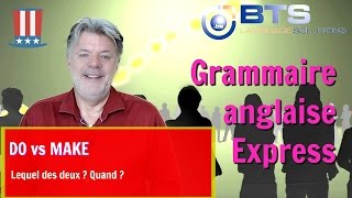 DO vs MAKE Grammaire anglaise Express A2 [upl. by Ohaus464]