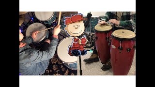 quotChristmas Is Comingquot Drum Cover Vince Guaraldi Trio [upl. by Lavona]