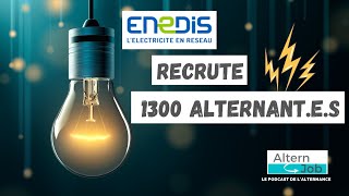 Comment obtenir lun des 1300 postes en alternance chez Enedis [upl. by Akyssej]