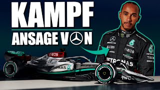 Formel 1 2022 Kampfansage von Hamilton  Radikales MercedesDesign [upl. by Thurlow]