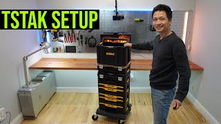 The Ultimate DeWALT TSTAK Tool Chest Storage Setup [upl. by Zeuqcaj]